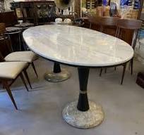 Vintage Marble Dining Table