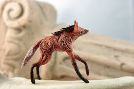 Maned Wolf Totem By Hontor Maned Wolf Wolf Totem Wolf Sculpture