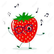 If you need help saving or using images please visit the help section for frequently asked questions and tutorials. Cute Strawberry Cartoon Character In Glasses Dances To Music Royalty Free Cliparts Vectors And Stock Illustration Image 114902027