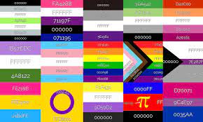 The second layout of the flag had five stripes that were dark green, light green, yellow, gray, and black. Official Pride Colors 2021 Exact Color Codes For 15 Pride Flags