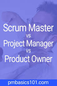 Scrum Master Vs Project Manager Vs Product Owner Scrum Master Project Management Agile Project Management