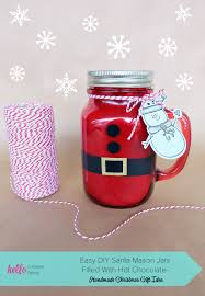 4.6 out of 5 stars 333. Easy Diy Santa Mason Jars Filled With Hot Chocolate Handmade Christmas Gift Idea Hello Creative Family