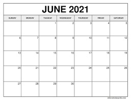 Online monthly calendar 2021 and printable 2021 holiday calendar are also available here. June 2021 Calendar Celebrate Your Holidays Wikicalendar Pedia
