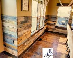 Look through rustic wood railing pictures in different colors and styles and when you find. Rustic Pallet Wainscoting Rustic Wainscoting Wainscoting Wood Wainscoting