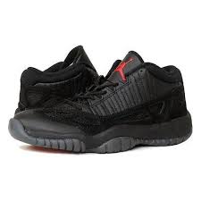 Nike Air Jordan 11 Retro Low Referee Gs Kids 768873 003 Black Shoes Youth Sz 6 5 Nike Air Jordan 11 Air Jordans Black Shoes