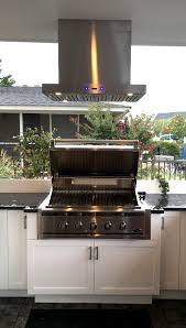 outdoor bbq island range hood from