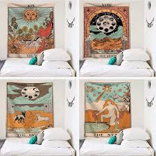 Nordic Tarot Background Cloth Ins Hanging Cloth Decoration Cloth Art Hanging Picture Girl Net Red Bedside Tapestry Dormitory Wall Lazada Ph