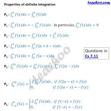 integration formulas trig definite integrals class 12 pdf