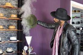 A Conversation With Marc Williamson Owner Of Flamekeepers Hat Club Shoppe Black Mens Dress Hats Mens Hats Vintage Hats