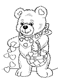 Hello kitty in a flower wreath with congratulations on valentine's day. Valentine Heart Coloring Pages Best Coloring Pages For Kids