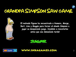 Ayuda a bob esponja a salvar a gary quien f. Abuelo Simpson Saw Game Solucion Youtube
