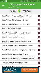 Sebenarnya di juz 29 juga termasuk kedalam golongan surat pendek seperti surat al mulk, silahkan sobat dengarkan saja mp3 surat al mulk dan rasakan betapa mudahnya jika ingin. 17 Kumpulan Surat Pendek Fur Android Apk Herunterladen