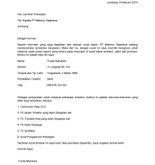 Contoh surat lamaran kerja perawat simple. 297 Contoh Surat Lamaran Kerja Download Doc Cara Membuat