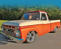 Image result for Orange 1966 Truck