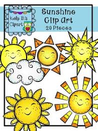 Use these free sunshine clipart for your personal projects or designs. Sunshine Clipart By Kelly B S Clipart By Kelly Benefield Tpt