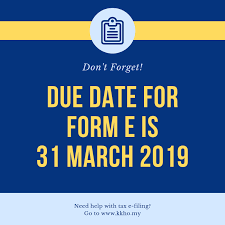 Know the last date to file income tax return for individuals, professionals & businesses due date of income tax return(itr) filing in india. Form E 2018 What You Need To Know Kk Ho Co