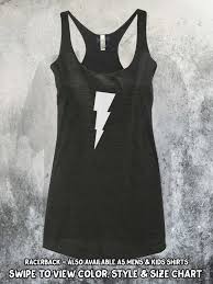 Lightning Bolt Shirt Strike Retro Thunder Weather Thor Vintage Rock Grunge Emo 1980s Fashion