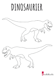 Auf diesem dino ausmalbild wartet ein gefräßiger tyrannosaurus auf dich. T Rex Ausmalbild Pdf Malvorlage Kribbelbunt
