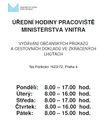 Číslo domovní zařízení služeb pro ministerstvo vnitra. Novinky A Uzitecne Informace K Vydavani Obcanskych Prukazu A Cestovnich Dokladu Oficialni Web Mestske Casti Praha Dolni Pocernice
