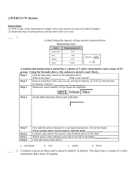 15feb13 Cw Density Instructions 1 Print A Copy Of This