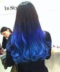 Hair Color Blue Blue Ombre Hair Hair Color Blue Dipped Hair