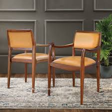 Arm Chair Ariane Made From Solid Mahogany Wood Combination With Leather Interior Furnit Teak Patio Furniture White Patio Furniture Apartment Patio Decor