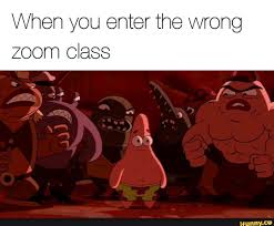 When You Enter The Wrong Zoom Class