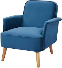 New Accent Chair Lauraland Modern Upholstered Single Leisure Sofa Chair Armchair With Solid Wood Legs For Living Ro In 2020 Small Sofa Chair Accent Chairs Sofa Chair