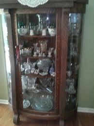 Vintage China Cabinet With My Crystal Cabinet Was My Moms Vintage China Cabinets China Cabinet Oak China Cabinet