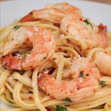 Pasta Con Camarones Deliciosa Video Easy Seafood Recipes Shrimp Linguine Baked Shrimp