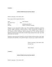 Contoh surat pernyataan adalah surat yang digunakan untuk menyatakan sesuatu kepada penerima. Surat Pernyataan Kesalahan Doc Contoh 1 Surat Pernyataan Kesalahan Bandar Lampung 22 November 2015 Saya Yang Bertanda Tangan Dibawah Ini Nama No Induk Course Hero