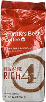 The number 4 is strong coffee, same basic flavor as the number 3, just stronger. Seattles Best Level 4 Medium Dark Rich Ground Coffee 32ounce Bag See This Great Product By Click Affiliate Seattle Best Coffee Coffee Grounds Coffee Type