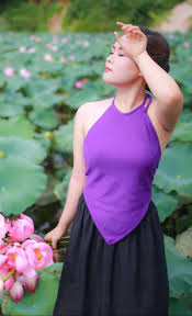 Tình cờ lên mạng thấy các … hy vọng mọi người yêu thích và ủng hộ. Light Violet Traditional Vietnam Ao Yem Tailor Made