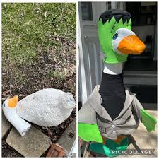 A look behind the trend of those goose lawn ornaments and why they're so  popular