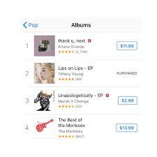 Lips On Lips Ep At 2on The Itunes Us Pop Chart