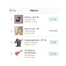 lips on lips ep at 2on the itunes us pop chart