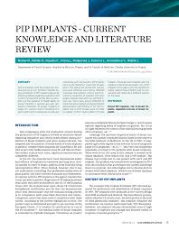 They're less likely to wrinkle and feel more natural. Pdf Pip Implants Current Knowledge And Literature Review