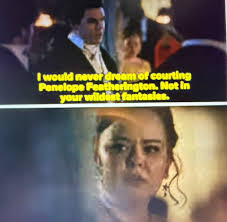 Let's say Penelope had been in love with Lord Fife instead of Colin. Would  those of you who have said you don't like her because she only put Marina 