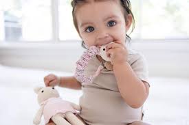 Cotton Pacifier Clip