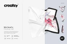 Silk Scarf Mockup Set Edition 2 Mockup Creative Market Free Psd Mockups Templates