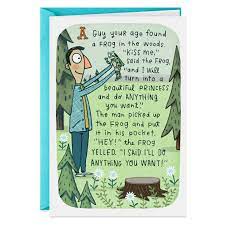 5% coupon applied at checkout save 5% with coupon. Frog Princess Fable Funny Birthday Card For Him Greeting Cards Hallmark
