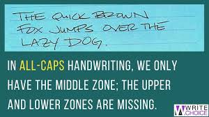 Click the capitalization option you want. All Caps Handwriting Top 4 Reasons People Write In All Caps