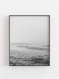 Black And White Art Prints Surf Printsurf Photographyocean Printblack And White Etsy Ocean Print Black And White Artwork Surf Poster