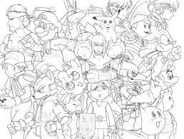 Add pictures of robin from super smash bros and little mac and shulk. Smash Bros Doodle Dessin De Visage Coloriage Dessin