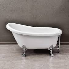 Check spelling or type a new query. Woodbridge 1 B 0021 Traditional Oval Acrylic Freestanding Tub White Double Slipper Feet In Polished Chrome Finish For Bathroom 54 Clawfoot Bathtub Buy Online In Andorra At Andorra Desertcart Com Productid 160127463