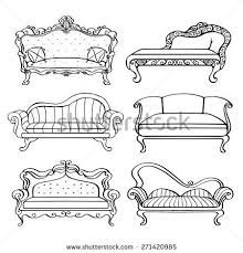 Victorian Chair Drawing Google Search Furniture Design Sketches Vintage Sofa Sofa Drawing