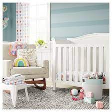 Fitted Crib Sheet Dots Cloud Island White Neon Target Baby Bedroom Design Ideas Baby Room Decor Baby Girl Crib Sheets