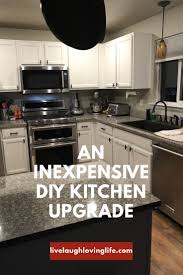 An Inexpensive Diy Kitchen Upgrade That Looks Amazing Sweet Chatter Kitchen Upgrades Diy Kitchen Diy Kitchen Decor