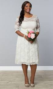10 Perfect Plus Size Bridal Shower Dresses Knee Length Wedding Dress Wedding Dresses Plus Size Short Lace Wedding Dress