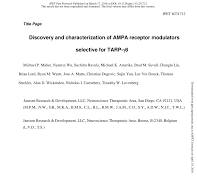PDF) Discovery and Characterization of AMPA Receptor ...